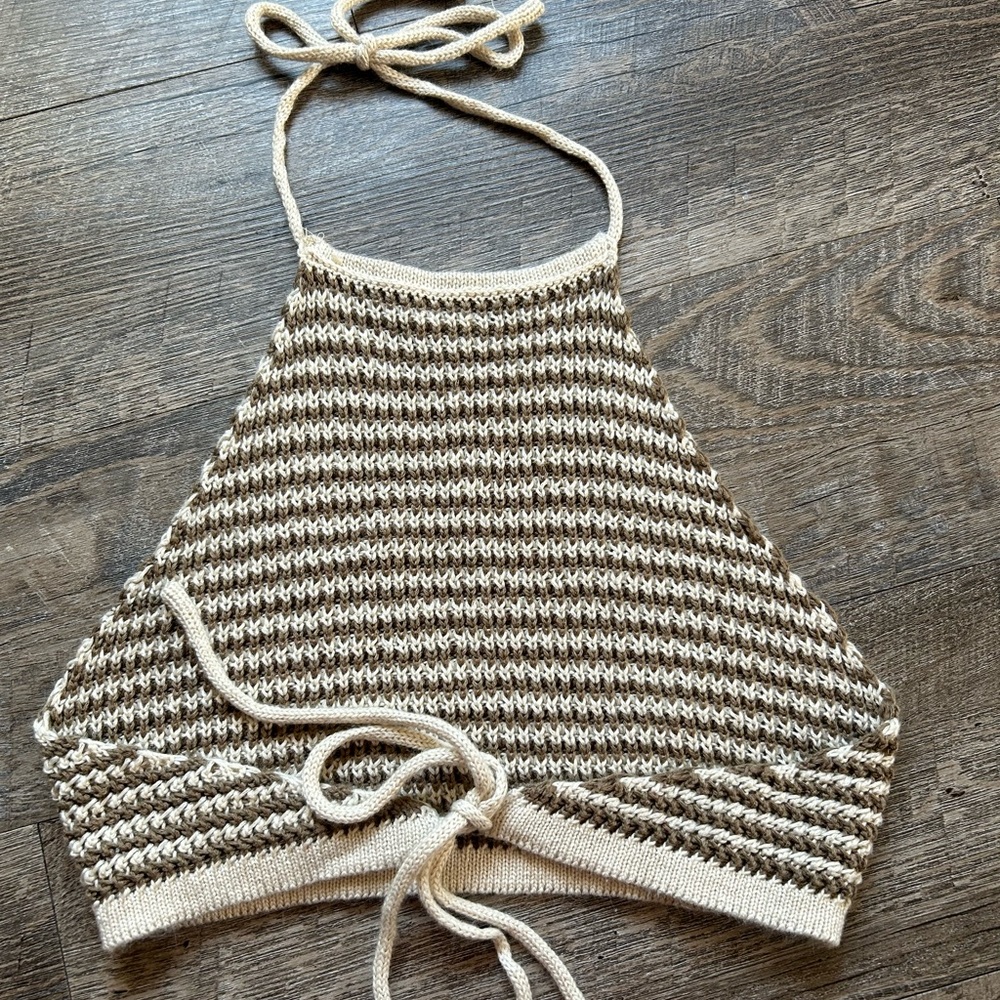 Adika knit halter top